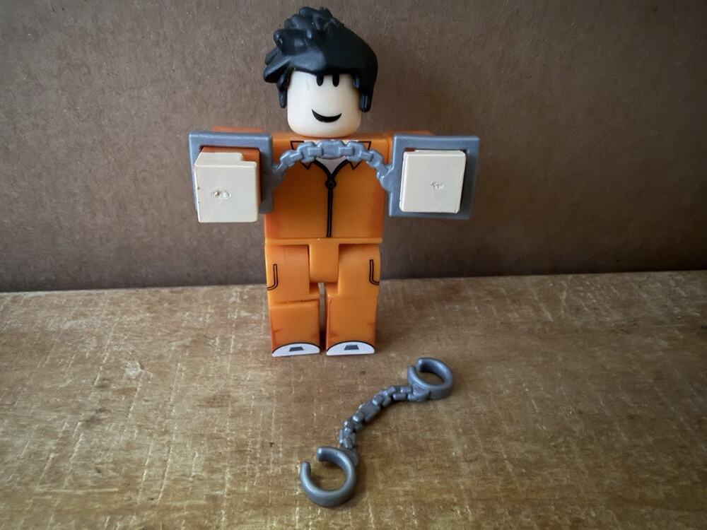 Roblox Jailbreak Prisoner In Orange Includes Hair & Handcuffs